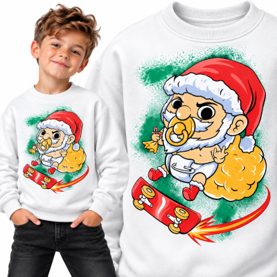 BLUZA ŚWIĄTECZNA BABY SANTA